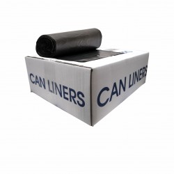BOLSA EN ROLLO CAN LINER NEGRA 24X33 CALIBRE 06 C/1000